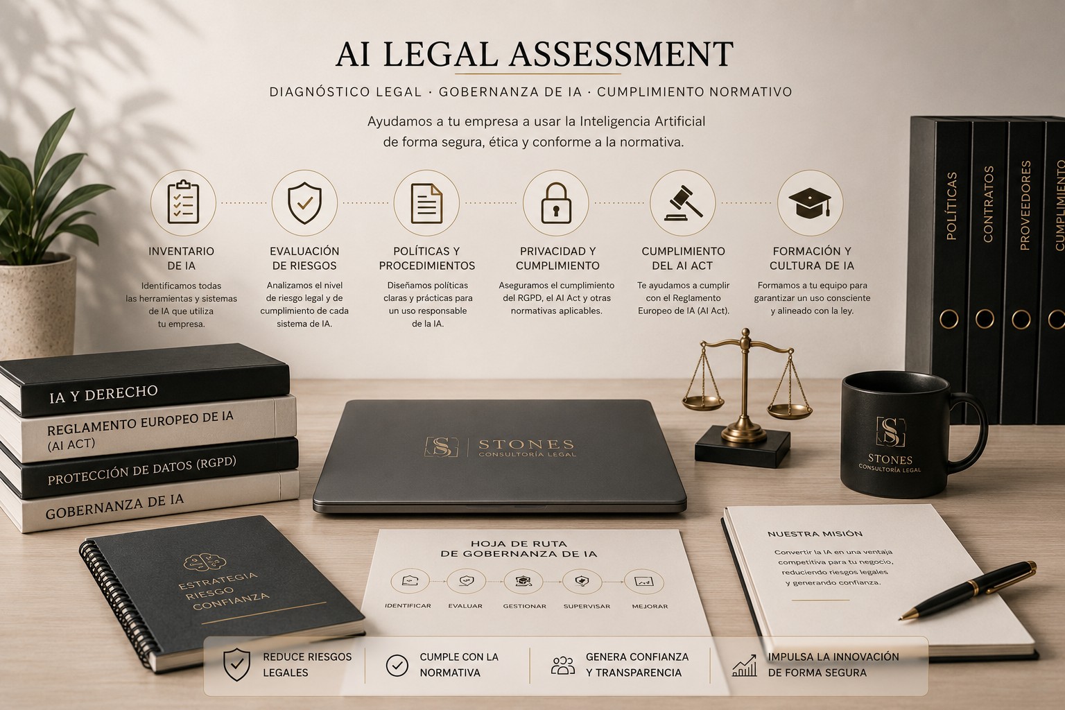 Evaluación legal de IA para empresas: señales de que la necesitas